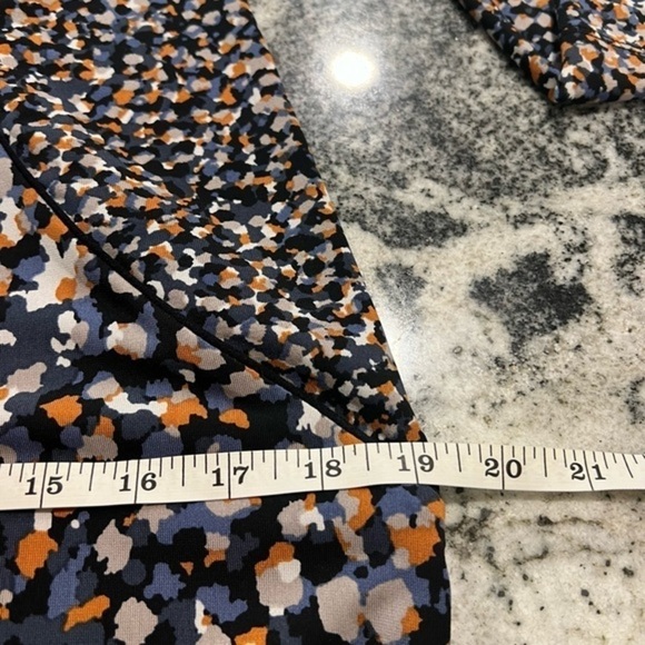 Bcbgmaxazria Body Con Multicolor Panel Long Sleeve Dress - Picture 9 of 12